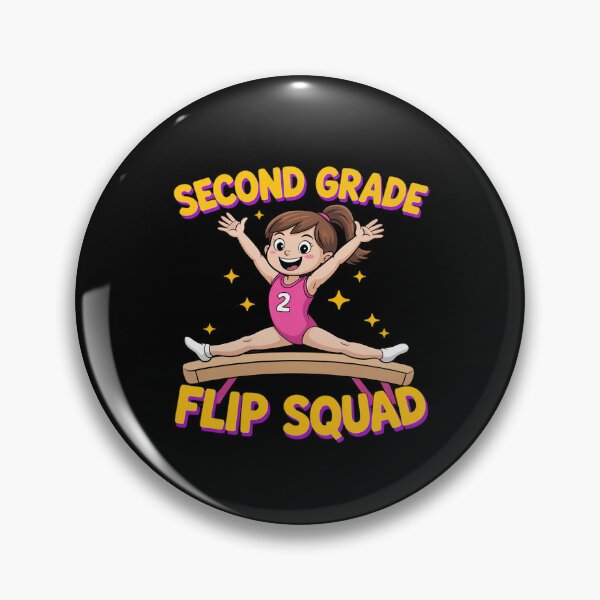 Item preview, Second Grade Back to School Gymnastics Flip Squad designed and sold by Rotasiin.