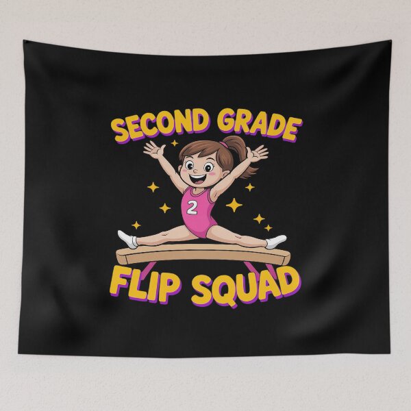 Item preview, Second Grade Back to School Gymnastics Flip Squad designed and sold by Rotasiin.