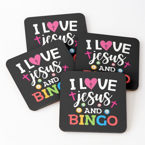 Item preview, I Love Jesus And Bingo Games Christian Lucky Bingo Player designed and sold by EileenDeana.