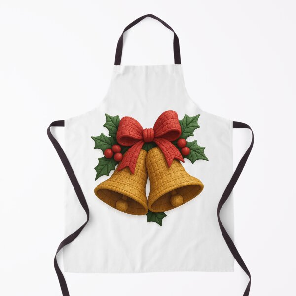 Item preview, Christmas Bells Faux Patchwork Embroidery designed and sold by TheBeat04.