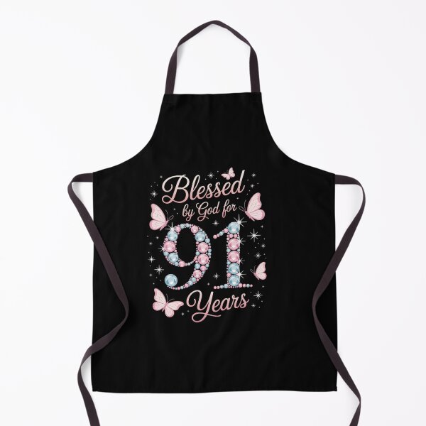 Item preview, Blessed By God For 91 Years Old 91st Birthday Woman Queen designed and sold by DrewLeuschke.