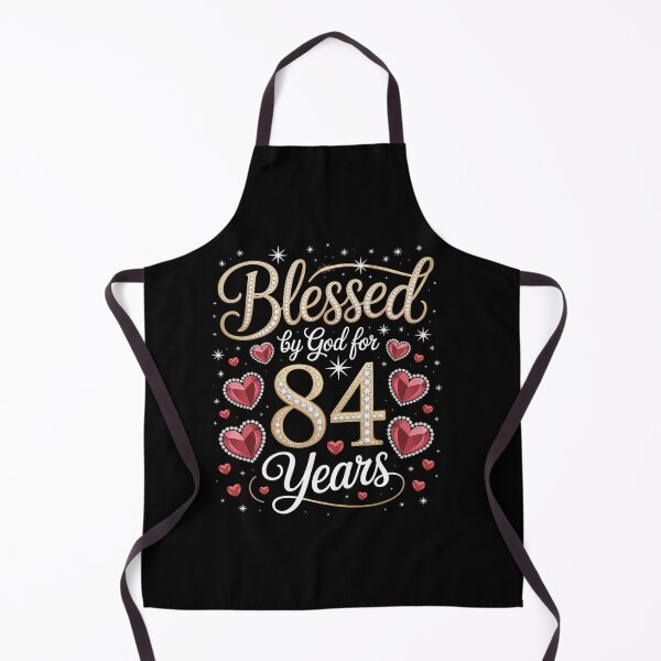 Item preview, Blessed By God For 84 Years Old 84th Birthday Party Queen designed and sold by MinaReinger.