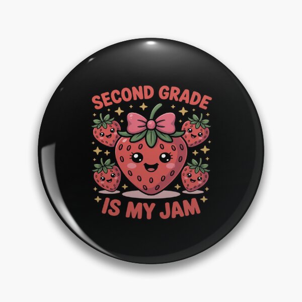 Item preview, Second Grade is My Jam Strawberry Second Grade Teacher designed and sold by LinlinsDemons.