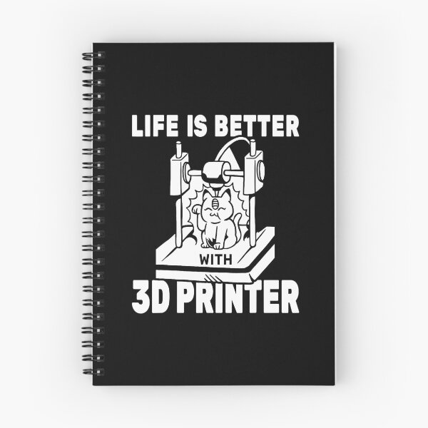 Item preview, Life Is Better With 3D Printer Cat 3D Model 3D Printing designed and sold by DollieMichele.