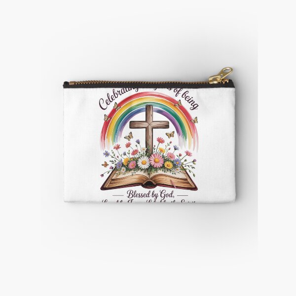 Item preview, Blessed By God For 62 Years Rainbow And Flowers Birthday  designed and sold by HaileyRobel.