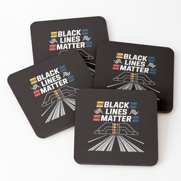 Item preview, Black Lines Matter Drag Racing Light Tree Father's Day designed and sold by RopboxRone.