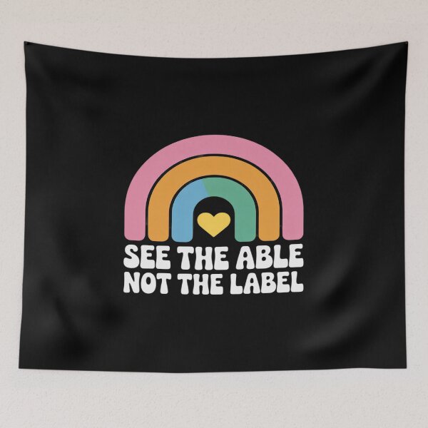 Item preview, See The Able Not The Label Autism Awareness SPED designed and sold by LinlinsDemons.