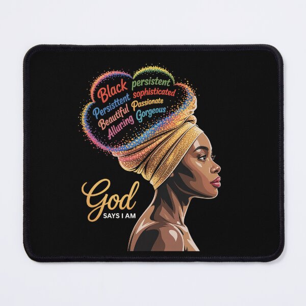 Item preview, African American Girl God Says I Am Black Pride designed and sold by HaileyRobel.