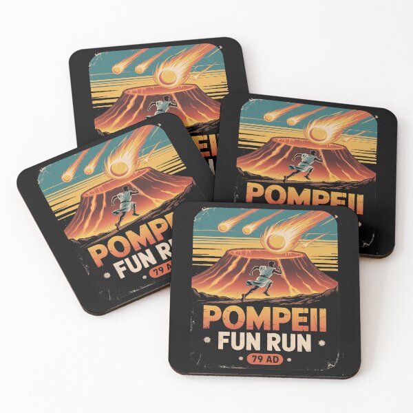 Item preview, Funny Volcano Shirts Pompeii Fun Run - Geography Volcanologist Volcanology  designed and sold by DrewLeuschke.