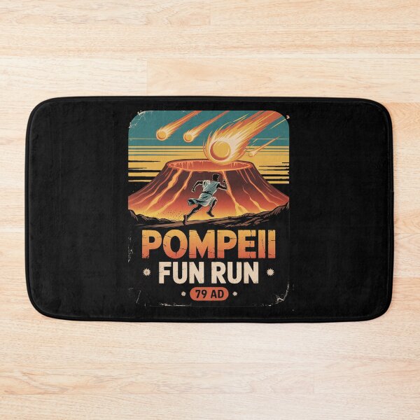 Item preview, Funny Volcano Shirts Pompeii Fun Run - Geography Volcanologist Volcanology  designed and sold by DrewLeuschke.