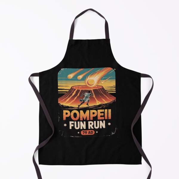 Item preview, Funny Volcano Shirts Pompeii Fun Run - Geography Volcanologist Volcanology designed and sold by DrewLeuschke.