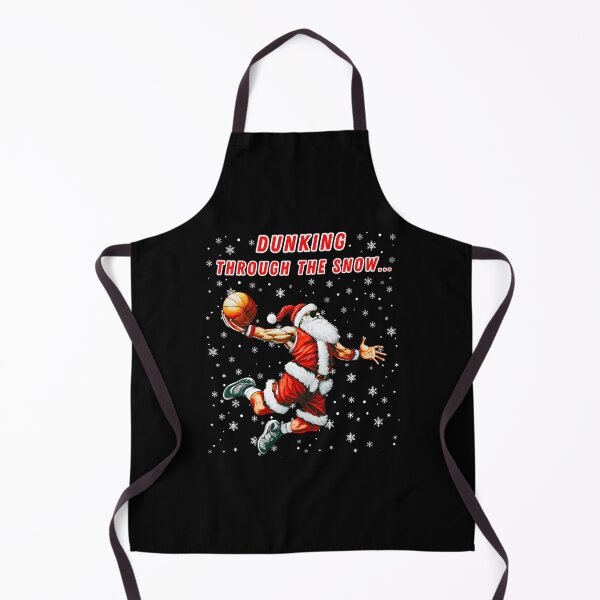 Item preview, Dunking Through The Snow Funny Santa Claus Basketball Player designed and sold by RosaliaAmber.