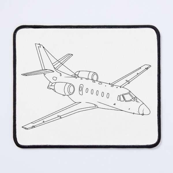 Item preview, Cessna Citation Jet Sketch Aviation Art designed and sold by skye-studio.