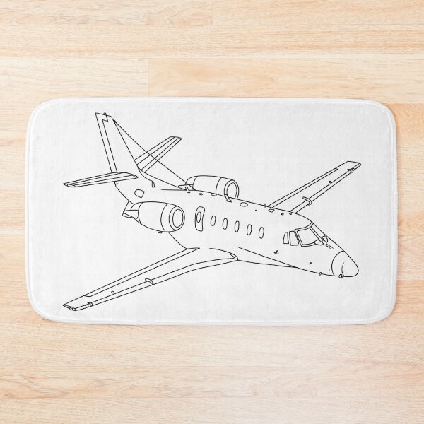 Item preview, Cessna Citation Jet Sketch Aviation Art  designed and sold by skye-studio.