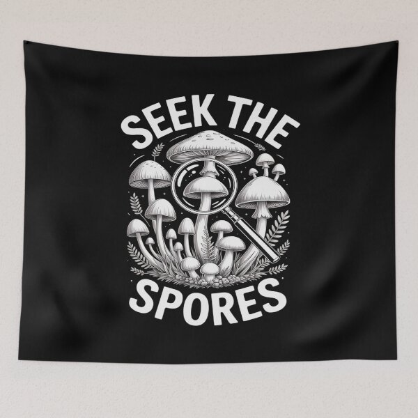 Item preview, Seek The Spores Mushroomcore Mycology Forager designed and sold by LinlinsDemons.