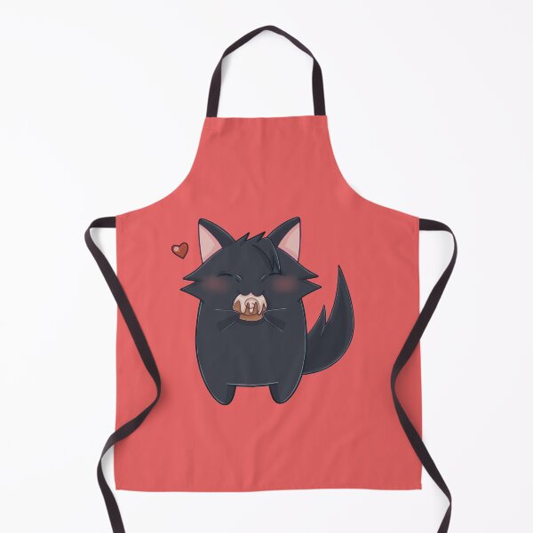 Item preview, Black anime kitten with a big appetite designed and sold by Nihiruart.