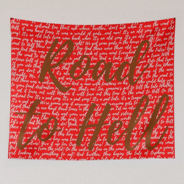 Item preview, Hadestown Lyrics designed and sold by broadwaygirl142.