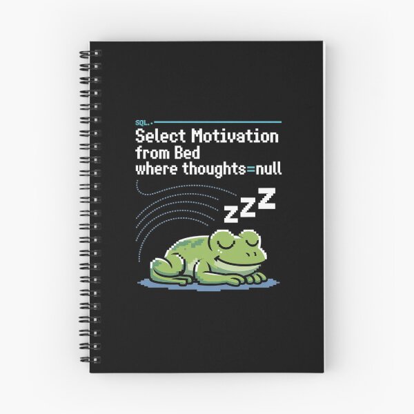 Item preview, Select Sleepy – Funny SQL Pixel Frog Dev designed and sold by LinlinsDemons.