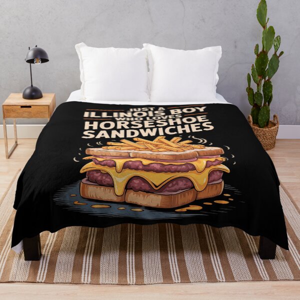 Item preview, Horseshoe Sandwich Design For Illinois Food Lovers designed and sold by AndreaBonnie.