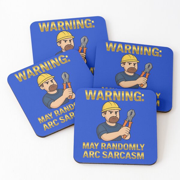 Item preview, Warning: May Randomly Arc Sarcasm - Funny Electrician Quote designed and sold by Dbalsleyjr.