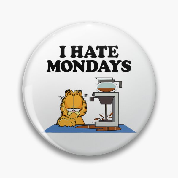 Item preview, Garfield I Hate Mondays Funny Morning Coffee Humor designed and sold by SantoAtti.