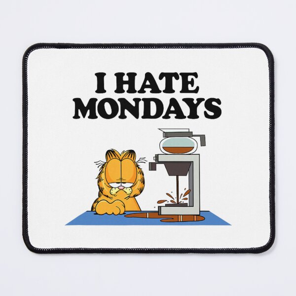 Item preview, Garfield I Hate Mondays Funny Morning Coffee Humor designed and sold by SantoAtti.