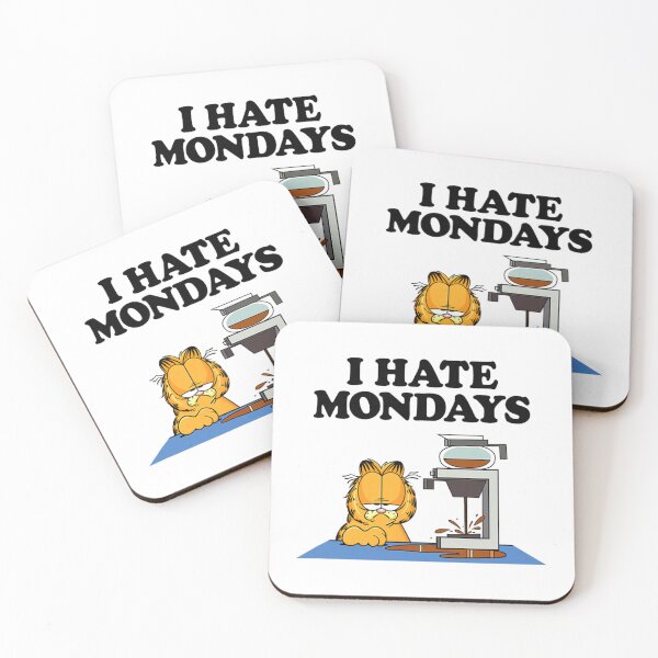 Item preview, Garfield I Hate Mondays Funny Morning Coffee Humor designed and sold by SantoAtti.