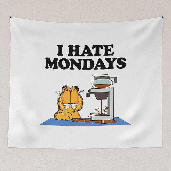 Item preview, Garfield I Hate Mondays Funny Morning Coffee Humor designed and sold by SantoAtti.