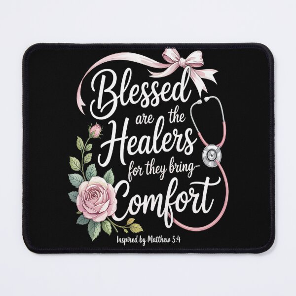 Item preview, Blessed Are The Healers Nurse designed and sold by StuffNestie.