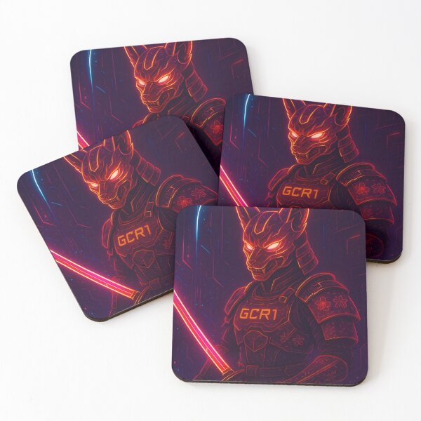 Item preview, GCR1 Neon Fox Samurai designed and sold by GCR1.