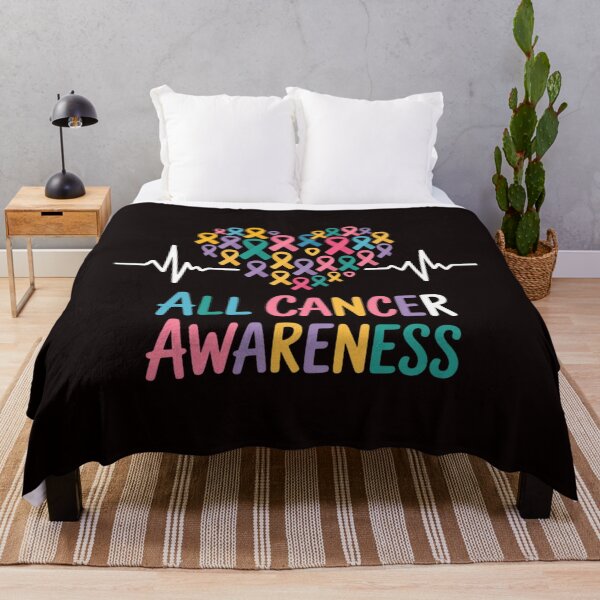 Item preview, All Cancer Matters Heartbeat Multicolor Ribbon Awareness designed and sold by RopboxRone.