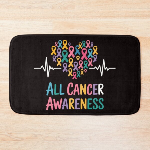 Item preview, All Cancer Matters Heartbeat Multicolor Ribbon Awareness designed and sold by RopboxRone.