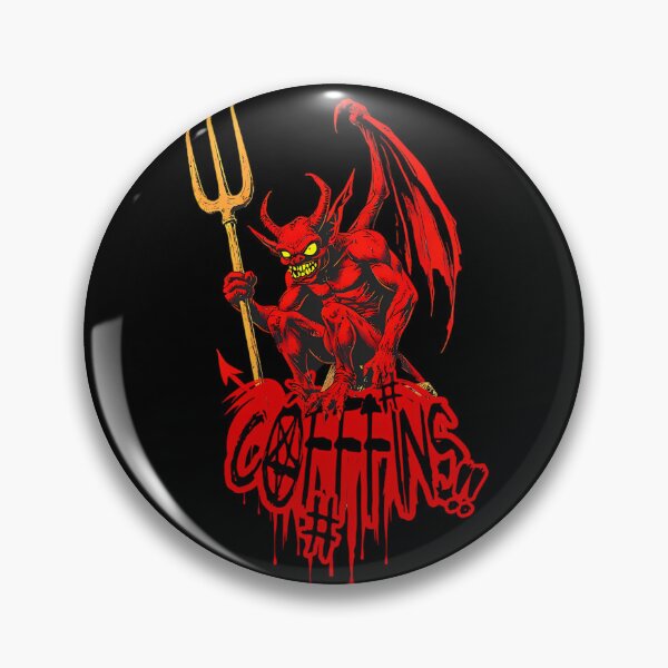 Item preview, Little Devil Imp - Satanic Demon Graffiti Streetwear designed and sold by CoffinsArt.