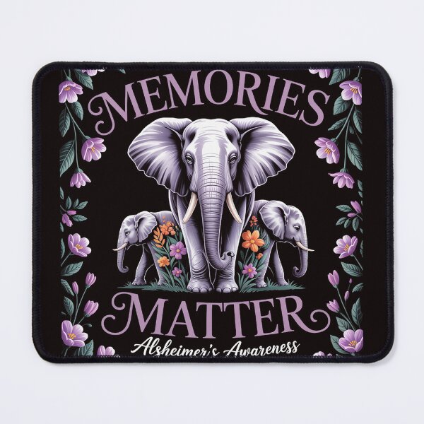 Item preview, Alzheimers Awareness Memories Matter Purple Elephant Womens designed and sold by RopboxRone.