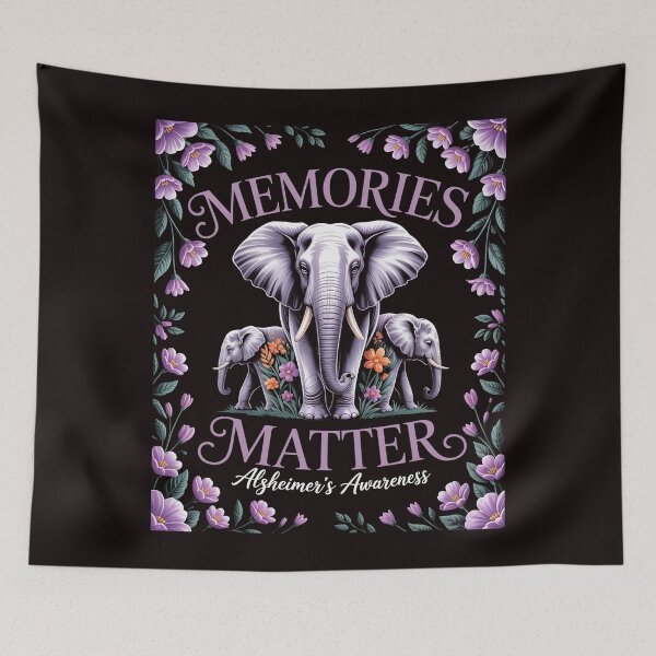 Item preview, Alzheimers Awareness Memories Matter Purple Elephant Womens designed and sold by RopboxRone.