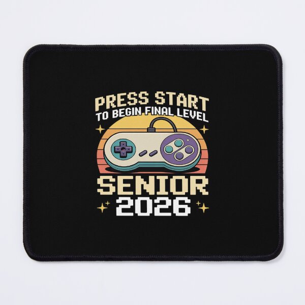Item preview, Senior 2026 Gamer Mode On Press Start Final Level Time designed and sold by LinlinsDemons.