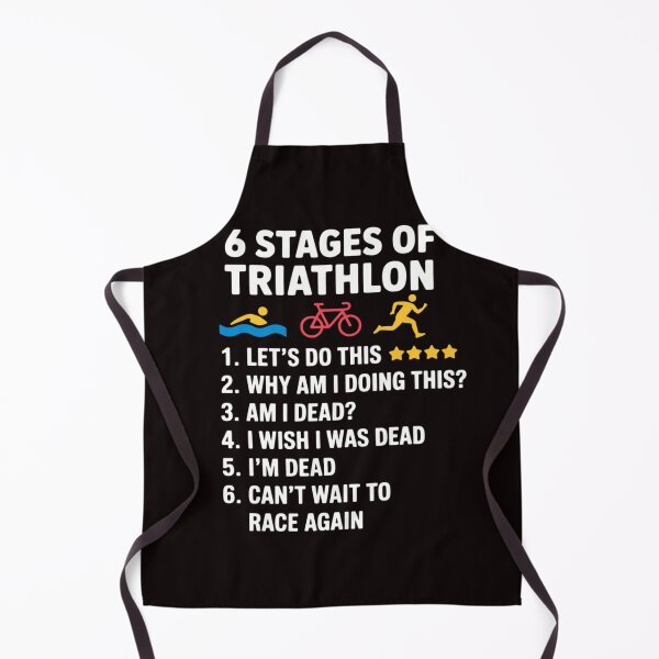 Item preview, 6 Stages Of Triathlon - Athlete Running Swimming Bicycling designed and sold by RopboxRone.
