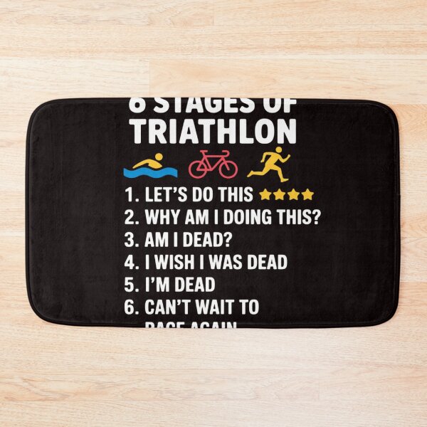 Item preview, 6 Stages Of Triathlon - Athlete Running Swimming Bicycling designed and sold by RopboxRone.