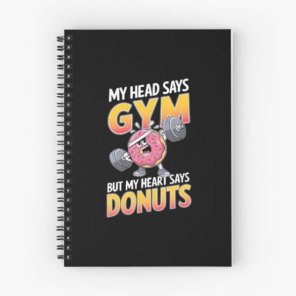 Item preview, Funny Donut Lover My Head Says Gym Workout Weightlifting designed and sold by DollieMichele.