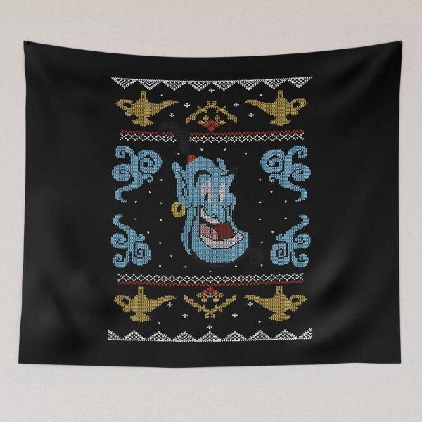 Item preview, Genie Ugly Christmas Sweater Style Faux Knit Pattern designed and sold by SantoAtti.