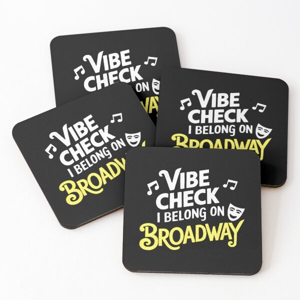 Item preview, Vibe Check I Belong On Broadway Funny Musical Theatre Fan designed and sold by LucilleAntoi.