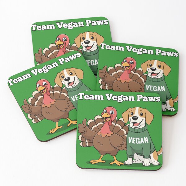 Item preview, Team Vegan Paws | Thanksgiving Dog designed and sold by SillyPawsStudio.