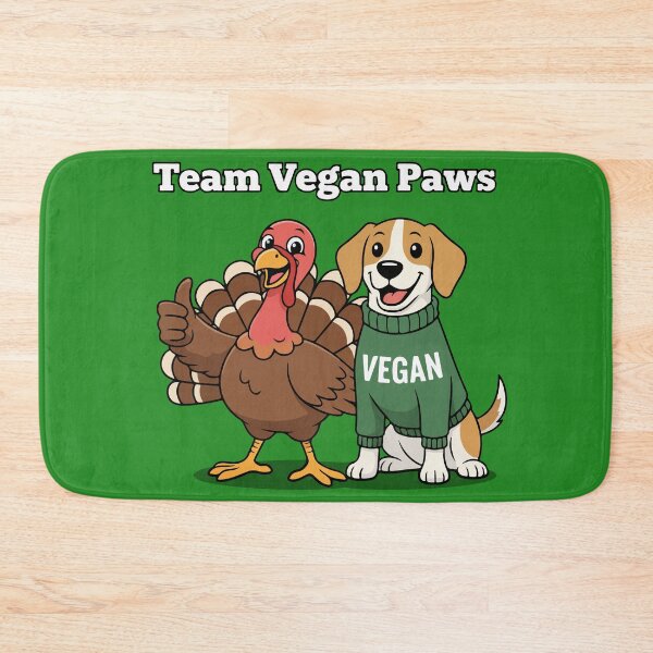 Item preview, Team Vegan Paws | Thanksgiving Dog designed and sold by SillyPawsStudio.