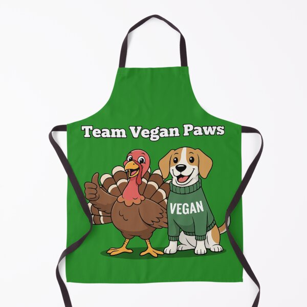 Item preview, Team Vegan Paws | Thanksgiving Dog designed and sold by SillyPawsStudio.