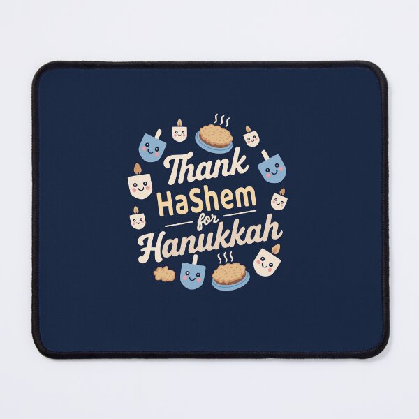 Item preview, Thank Hashem for Hanukkah – Kawaii Pie & Candles designed and sold by Thank-HaShem.