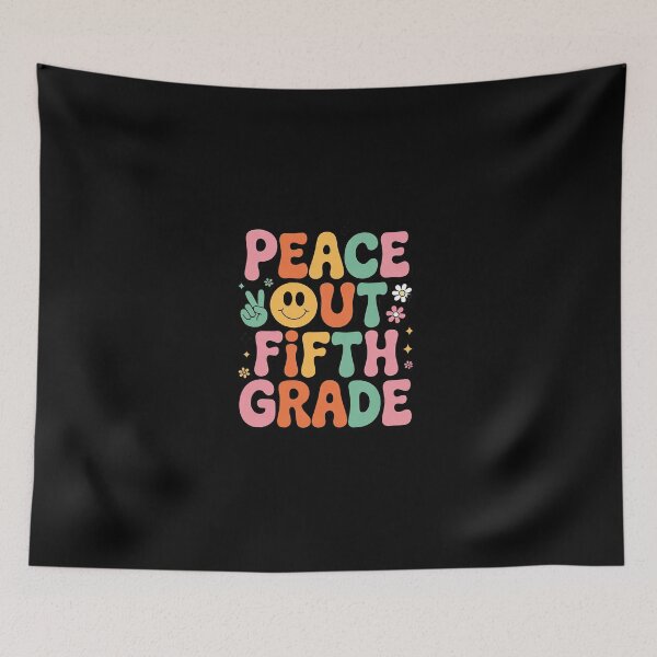 Item preview, Peace Out Fifth Grade Groovy 5th Grade Last day of school  designed and sold by dainegilbert.
