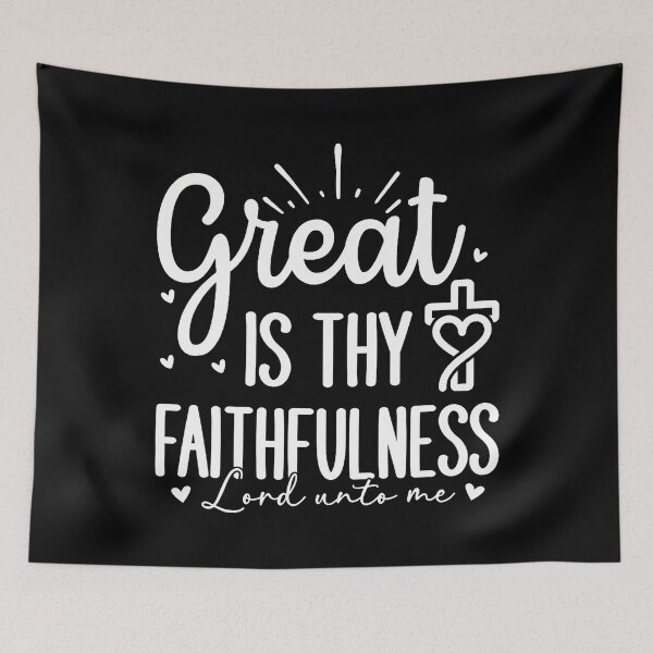 Item preview, Great Is Thy Faithfulness - Lord Unto Me designed and sold by MargieLauren.