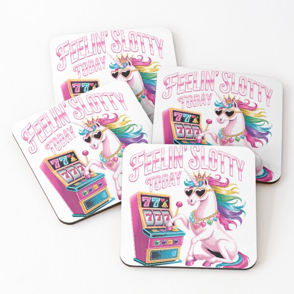 Item preview, Unicorn Slot Machine Feelin Slotty Today  designed and sold by kienoy.