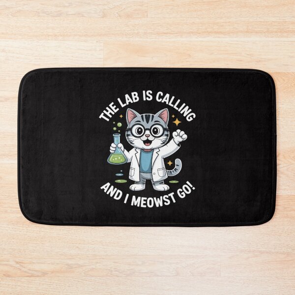 Item preview, The Lab Is Calling And I Meowst Go Cat Scientist designed and sold by Silicula.