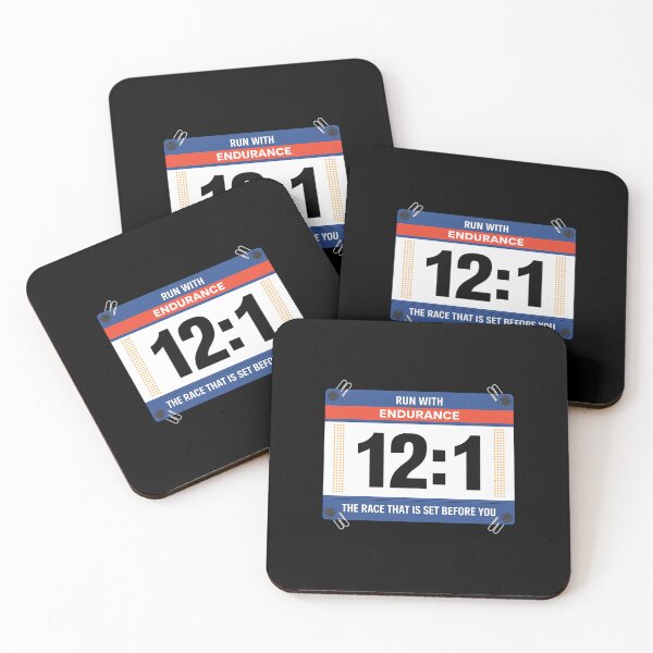 Item preview, Fun Christian Bible Verse - Run the Race of Life Runners  designed and sold by RayArmstrong.